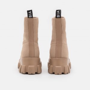 Bianco BIAPRIMA SOCK BOOT - Platform ankle boots - black 